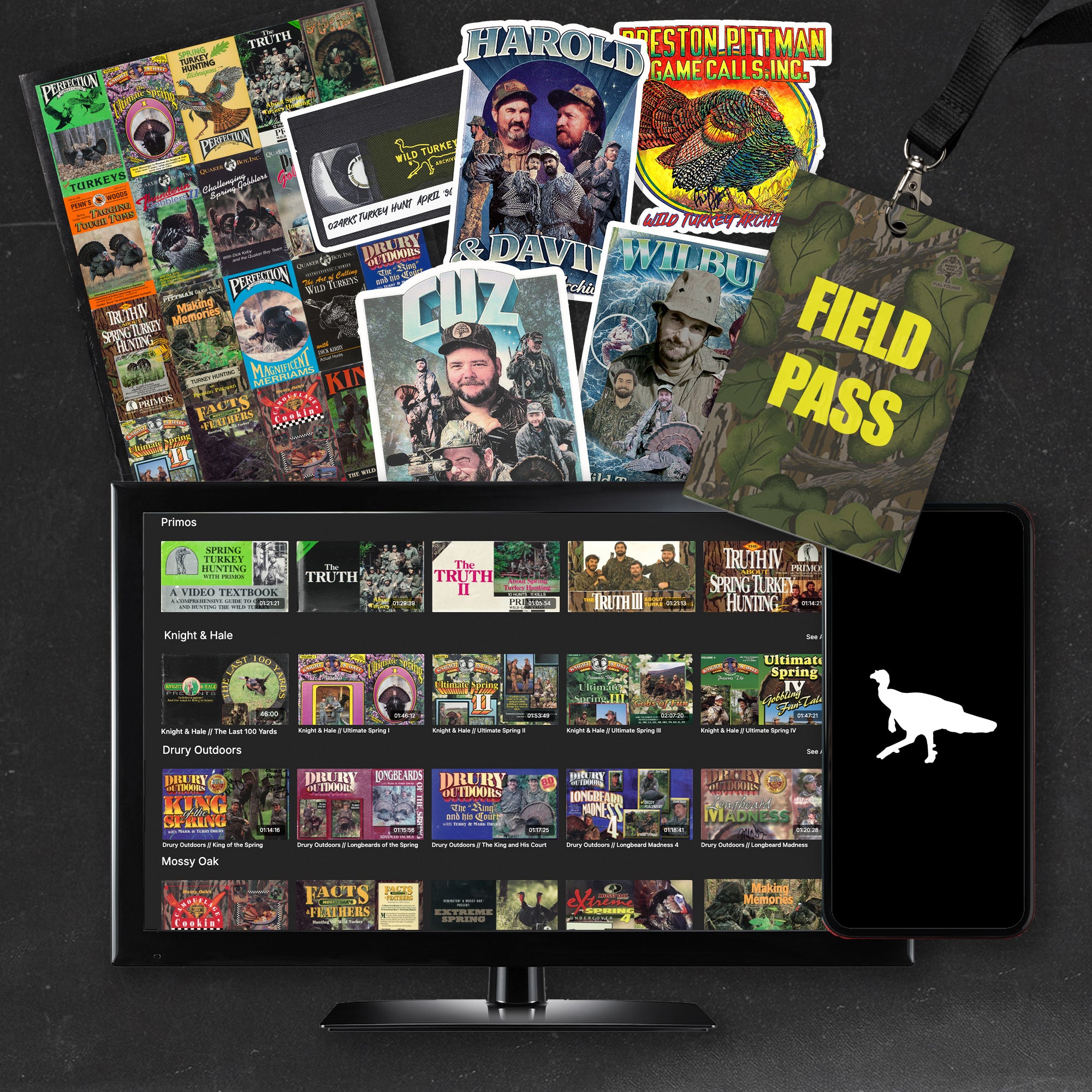 Archive Insider- Field Pass – Wild Turkey Archives
