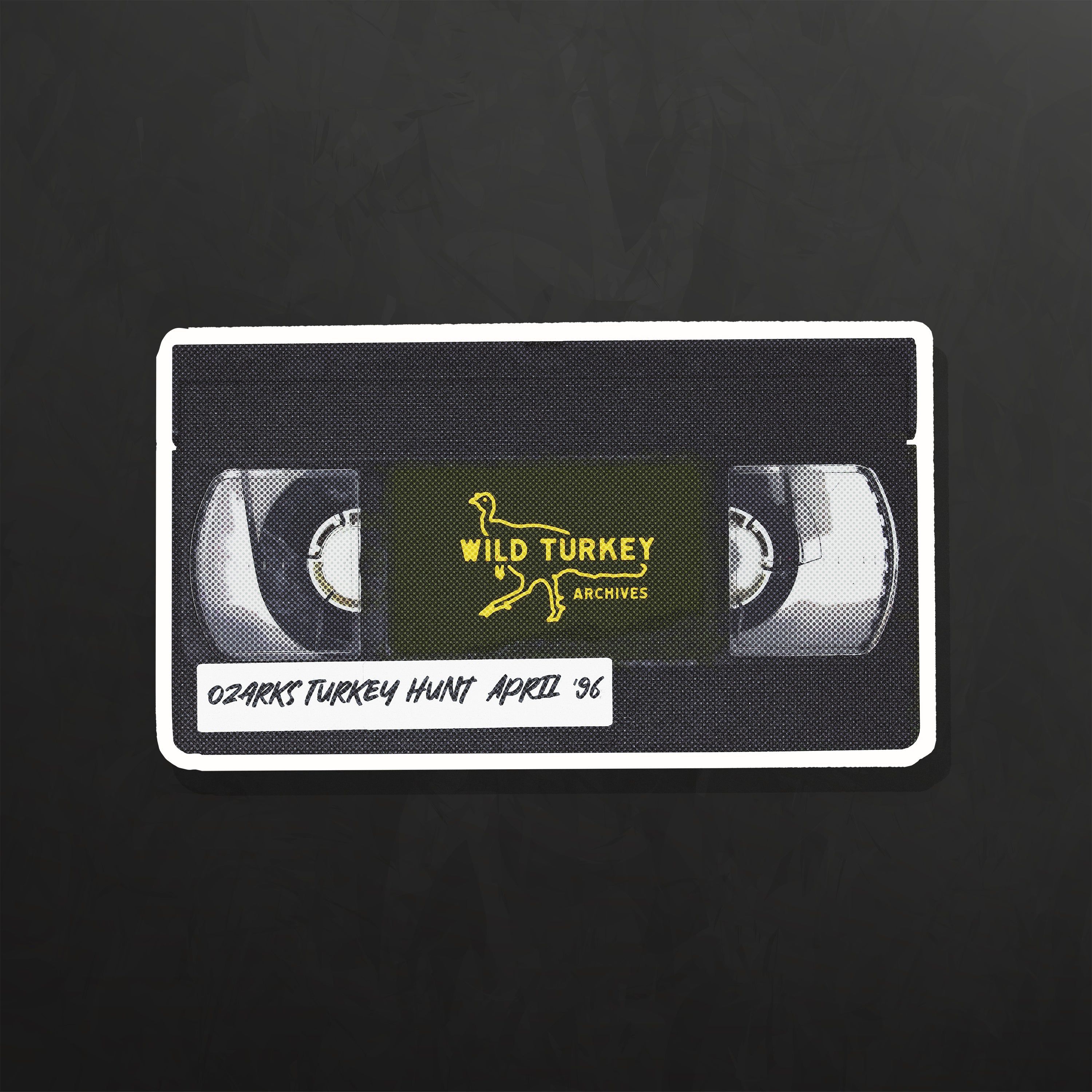 Classic VHS Sticker – Wild Turkey Archives