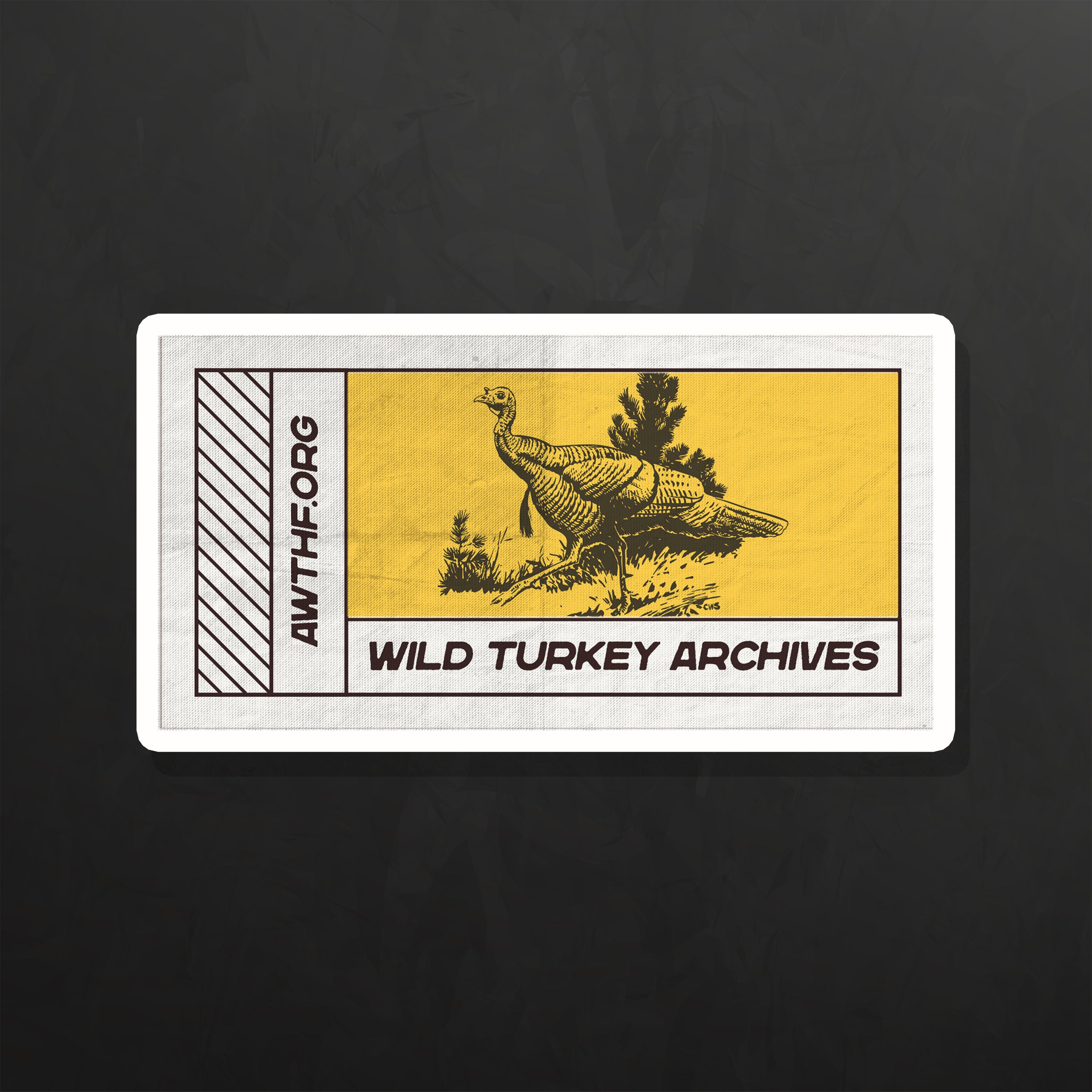 Stamp Sticker – Wild Turkey Archives
